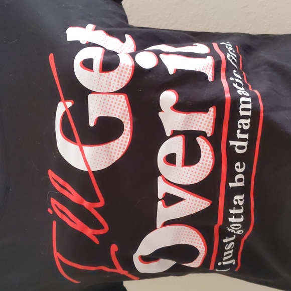 T-shirt dramatic saying size XXL juniors - Picture 7 of 8